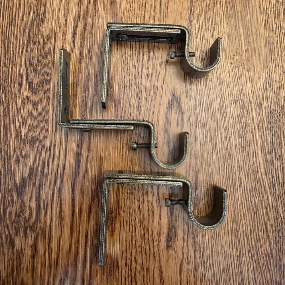 Set of 3 Antique Brass Adjustable 2